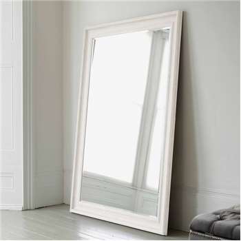 Vermont Oversized Mirror - Antique White (H190 x W140cm)