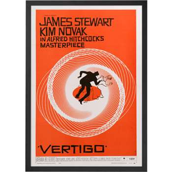 Vertigo, Framed Print Orange (70 x 50cm)