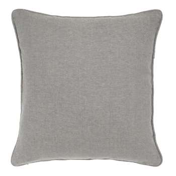 Vinstra Cushion Cover, Blue & Beige Herringbone Design (50 x 50cm)