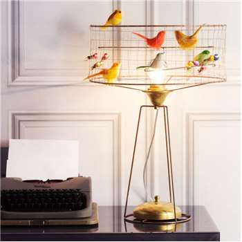 Volières Bird Cage Lamp (H60 x W41 x D41cm)