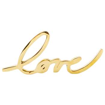 west elm Brass Love Object