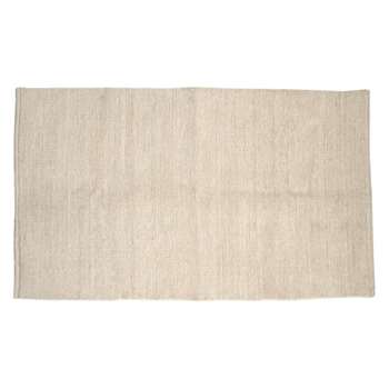 Wilton Chenile Small cream cotton rug 120 x 180cm