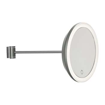 Zone Denmark - Magnifying Wall Mirror - Grey (H17.5 x W26cm)