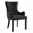 Antoinette Carver chair - Black (H102 x W56 x D65cm)
