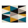 ARCHI wool rug with graphic motifs (160 x 230cm)