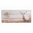 Art for the Home Stag Wooden Wall Art (H40 x W70 x D3.8cm)