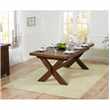 Bordeaux 200cm Dark Oak Extending Dining Table (77 x 200-240cm)