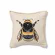Bumblebee Embroidered Cushion (H30 x W30cm)