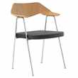 Case Robin Day 675 Chair, Oak and Chrome (79 x 65cm)