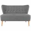 Charley 2 Seater Sofa, Graphite Grey (79 x 117cm)