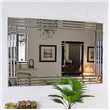 Cottonage Silver Triple Bevelled Venetian Wall Mirror (H70 x W100cm)