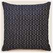 Cut Velvet Medium Jacquard Cushion, Navy (H50 x W50cm)