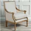 De Troy Limed French Armchair (95.5 x 67cm)