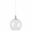 GLASS Glass and Gold Metal Sphere Pendant (H40 x W40 x D40cm)