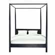GOA Four Poster Solid Acacia Wood King Size Bed (H214 x W173 x D216cm)