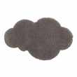 Grey short pile cloud rug (60 x 100cm)