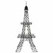 GUSTAVE Black Metal Eiffel Tower Plant Stand (H230 x W96.5 x D96cm)