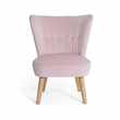 Habitat Alexis Fabric Cocktail Chair - Pink (H81 x W65 x D64cm)