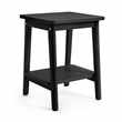 Habitat Nel Side Table - Black (H50 x W39 x D39cm)