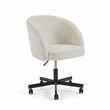 Habitat Sonny Fabric Office Chair - Black & White (H86 x W59 x D60cm)