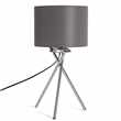 Habitat Tripod Table Lamp - Grey and Chrome (H46 x W22 x D22cm)