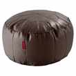 Argos Home Moroccan Leather Effect Footstool - Chocolate (H30 x W60 x D60cm)