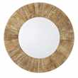 HONALO - Round Recycled Wood Mirror (Diameter 120cm)