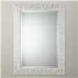 John Lewis Blanca Mirror, Silver/White (H68 x W58cm)