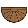 John Lewis & Partners Sunburst Rubber and Coir Door Mat Rug (H45 x W75cm)