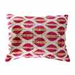 Les Ottomans - Velvet Cushion - Pink/Gold (H40 x W50 x D50cm)