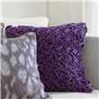 Luxe - Abstract Textured Cushion - Purple (H50 x W50cm)