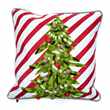 MacKenzie-Childs - Candy Christmas Tree Cushion - Striped (H46 x W46cm)