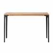 Metropolis Metal and solid mango wood console table (76 x 120cm)