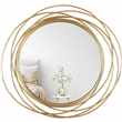 Mirrorize Large Gold Round Circle Framed Mirror (Diameter 70cm)