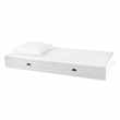 NEWPORT White storage drawer / trundle bed (22 x 91cm)