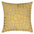 Niki Jones - Geocentric Cushion - Gold & Natural (50 x 50cm)