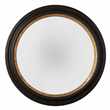 Oban Mirror, Extra Large - Black/Gold (Diameter 89cm)