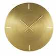 OLYMPE - Gold Brushed Metal Clock (Diameter 76cm)