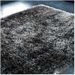 POLAIRE charcoal grey long pile rug (140 x 200cm)