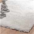 POLAIRE off-white long pile rug 200 x 300 cm