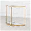 Rippon Brass Curved Console Table (H80 x W100 x D30cm)