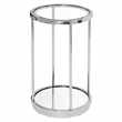 Rippon Silver Circular Side Table (H61 x W38 x D38cm)