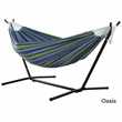 Vivere Double Cotton Hammock with Stand - Oasis (H105 x W250 x D110cm)