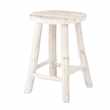Whitewashed Oak Stool (H35 x W30 x D30cm)