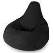 XX-L Black Highback Beanbag Chair Water resistant Bean bags for indoor and Outdoor Use, Great for Gaming chair and Garden Chair