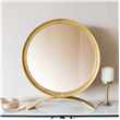 Zandar Small Gold Table Mirror (H51.5 x W46 x D15cm)